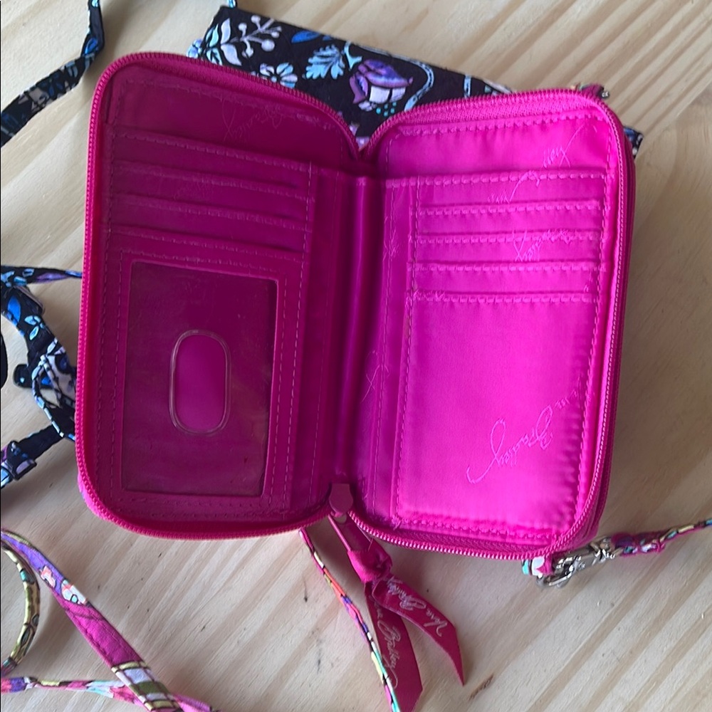 Vera Bradley Women's Floral Crossbody Bags - Pink and Black - Picture 4 of 7